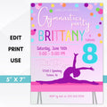 gymnast birthday party